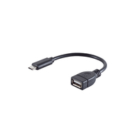 shiverpeaks BS13-20015 USB-kabel 0,12 m USB 2.0 USB C USB A Zwart
