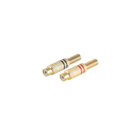 shiverpeaks BS52021-SET Drahtverbinder RCA Gold