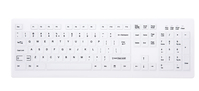 CHERRY AK-C8100F-FUS-W/US Tastatur RF Wireless QWERTY US Englisch Weiß
