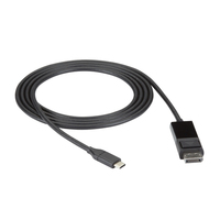Black Box VA-USBC31-DP12-003 Videokabel-Adapter 0,9 m USB Typ-C DisplayPort Schwarz