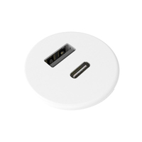 Kondator 935-PM32W socket-outlet USB A + USB C White