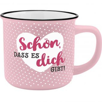 Sheepworld Schön, dass es Dich gibt! Tasse Schwarz, Pink, Weiß Universal 1 Stück(e)