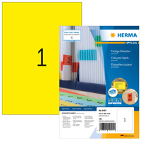 HERMA 4401 etiqueta de impresora Amarillo Etiqueta para impresora autoadhesiva