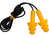 Yato YT-7456 bouchon d'oreille anti-bruit Bouchons d'oreilles réutilisables Noir, Argent 25 pièce(s)