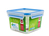 EMSA 508537 boîte hermétique alimentaire Rectangulaire 1,75 L Bleu, Transparent 1 pièce(s)
