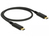 DeLOCK 83042 USB Kabel 0,5 m USB 3.2 Gen 2 (3.1 Gen 2) USB C Schwarz