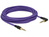 DeLOCK 85620 Audio-Kabel 5 m 3.5mm Violett