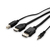 Belkin F1DN2CC-DHPP-6 toetsenbord-video-muis (kvm) kabel Zwart 1,8 m
