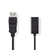 Nedis CCGP37150BK02 video cable adapter 0.2 m HDMI Type A (Standard) DisplayPort Black