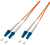 Lightwin LDP-50 LC-LC 20.0 Glasfaserkabel 20 m Orange