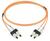 Dätwyler Cables 421155 Glasvezel kabel 5 m SCD OM2 Oranje