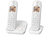 Panasonic KX-TGC422 Téléphone DECT Identification de l'appelant Blanc