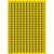 Brady 101817 self-adhesive label Rectangle Black, Yellow 8100 pc(s)