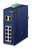 PLANET IP30 Industrial L2/L4 8-Port Managed L2/L4 Gigabit Ethernet (10/100/1000) Blau