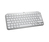 Logitech MX Keys Mini for Business teclado RF Wireless + Bluetooth AZERTY Francés Aluminio, Blanco