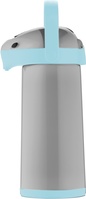 Helios Pump-Isolierkanne Airpot 1,9 l grau/hellblau Kunststoff-Isolierkanne mit