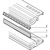 SCHROFF EMV-Dichtsatz zwischen Modulschiene und Modulschiene - HF-DICHTSATZ 42TE MODSCH.