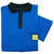 WETEC ESD-Polo-Shirt light, mit schwarzem Kragen, Größe XL, blau