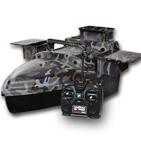 Monohull 3b Camo Carp Fishing Bait Boat -