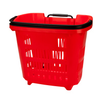 Rolling Basket 34 Liter | rot ähnl. RAL 3020 schwarz
