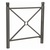 Province Railing - 1572mm Mesh Railing with Sphere Top Caps (206170) - PROCITY Grey