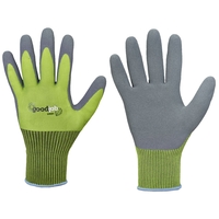 GARDENFLEX GOODJOB® HANDSCHUHE Gr.6 POLYESTER / LATEX, GRÜN / GRAU, CAT 1