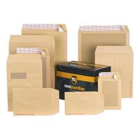 New Guardian Envelopes FSC Hvyweight Board Backed Pocket Window Peel & Seal C4 130gsm Manilla [Pack 125]