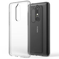 NALIA Case compatible with Nokia 5.1 2018, Ultra-Thin Crystal Clear Smart-Phone Silicone Back Cover, Protective Skin Soft Shock-Proof Bumper, Flexible Slim-Fit Protector Rugged ...
