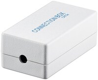 Netzwerk Verbindungsbox / Anschlussbox LSA CAT 5e / STP, Box zum verbinden von zwei Netzwerk-Install