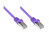 RNS® Patchkabel mit Rastnasenschutz, Cat. 5e, SF/UTP, PVC, 100MHz, violett, 0,15m, Good Connections®