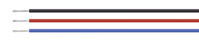 Silikon-Schaltlitze, höchstflexibel, halogenfrei, SiFF, 0,75 mm², AWG 20, blau,