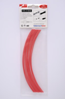 Wärmeschrumpfschlauch, 3:1, (6/2 mm), Polyolefin, vernetzt, rot