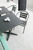 Stuhl Malvena mit Armlehne; 52x59x72 cm (BxTxH); anthrazit; 4 Stk/Pck