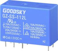 GoodSky GZ-SS-112L Nyák relé 12 V/DC 20 A 1 váltó 1 db tubus