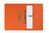 Elba Stratford Spring Pocket Transfer File Manilla Foolscap 320gsm Orange (Pack 25)