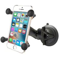 RAM SUCTION MOUNT RAM X-GRIP X-Grip Phone Mount with Twist-Lock Suction Cup, Mobile phone/Smartphone, Passive holder, Car, Black Houders