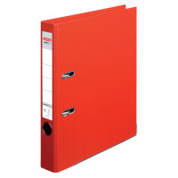 Ordner maX.file protect plus A4 5cm rot, PP-Kunststoffbezug/PP-Kunststoffbezug