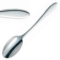 Chef & Sommelier Lazzo Dessert Spoon Made of Stainless Steel 185mm Pack of 12