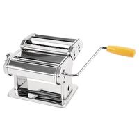 Vogue 6" Pasta Maker Made of Chrome Plated Steel with 2mm and 6.5mm Cutters