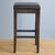 Bolero High Bar Stool in Brown Made of Faux Leather & Wood Frame 760mm Pack of 2
