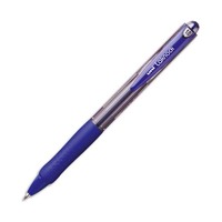 UNI-BALL Stylo à bille rechargeable pointe moyenne rétractable encre Bleue corps avec grip LAKNOCK