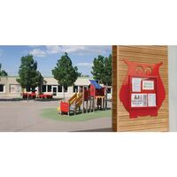 Indoor/outdoor school noticeboards