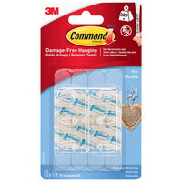 3M 17006CLR Clear Mini Hooks (Pack 6)