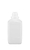 500 ml Square bottles HDPE without screw cap