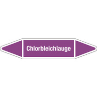 Aufkleber Chlorbleichlauge, violett, Folie, 180 x 37 mm, L706