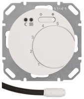 Berker Fußbodentemperaturregler 20342089 m. Schließer, R.1/R.3 polarweiß