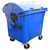 Kontener do zbiórki odpadów i śmieci komunalnych ATESTY Europlast Austria - niebieski 1100L