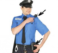 Intercomunicador de policía Sin talla