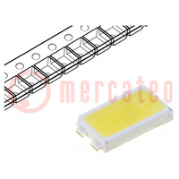 LED; SMD; 5630; bianco freddo; 13000÷20000mcd; 5000-6000K; 120°