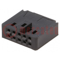 Connector: wire-board; plug; female; AMPMODU MOD IV; 2.54mm